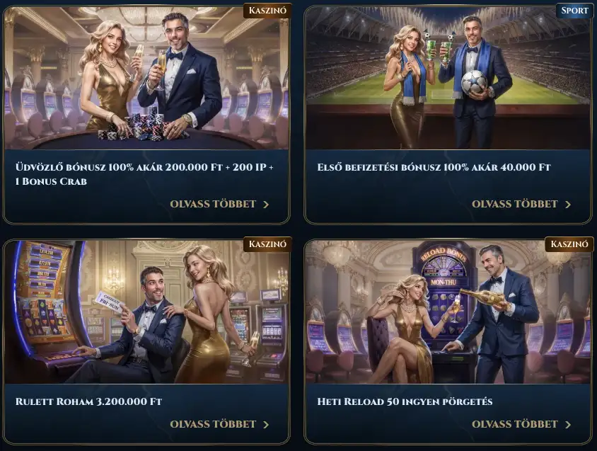 Üdvözlő bónusz Wonderluck